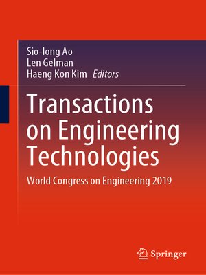 cover image of Transactions on Engineering Technologies